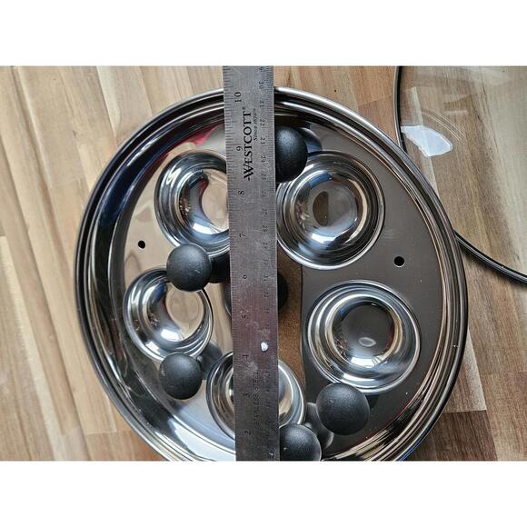 Norpro Stainless Steel 10.25" Egg Poacher & Skillet Set (#669) - 6 Cup - Picture 3 of 14
